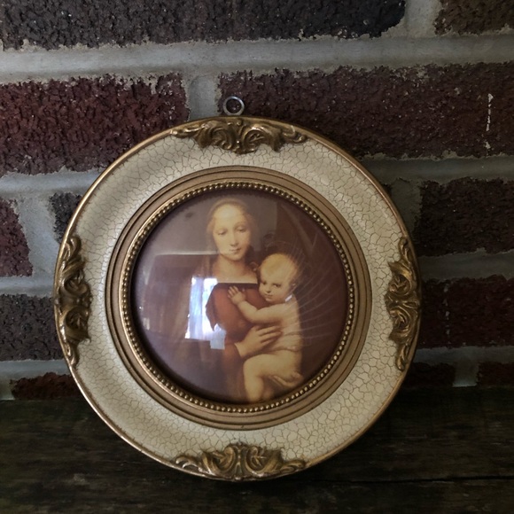 Madonna Gran Duce by Raphael oval framed print - Picture 8 of 8